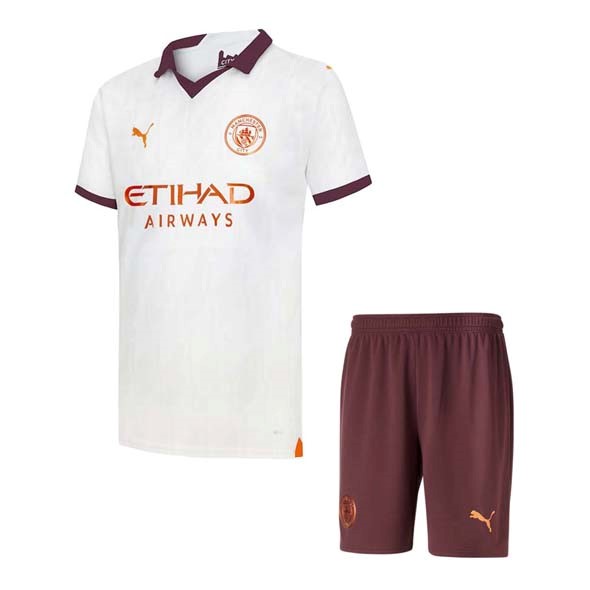 Camiseta Manchester City Replica Tercera Ropa Niño 2023/24